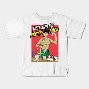 Not Just A Pretty Face Kids T-Shirt